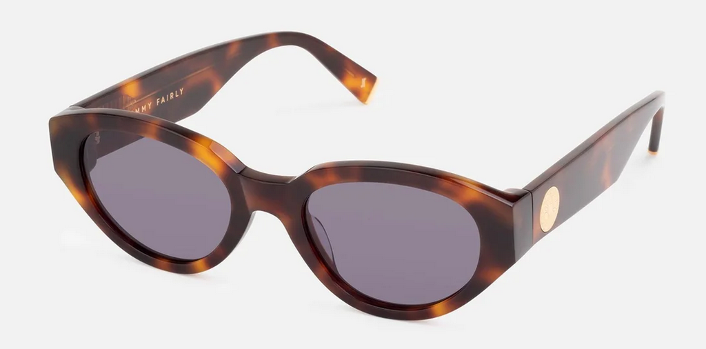 JIMMY FAIRLY　MELI ICONS サングラス The Meli Icons Butterfly Women's Sunglasses in Tortoise
